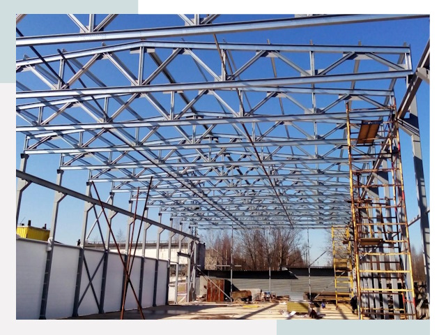 Строительство цехов в Елизово от 608 руб. под ключ