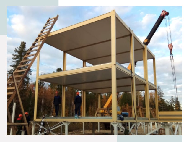 Строительство модульных здания Елизово