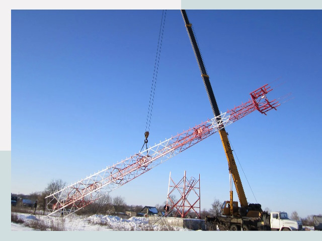 Строительство башен связи в Елизово от 608 руб.