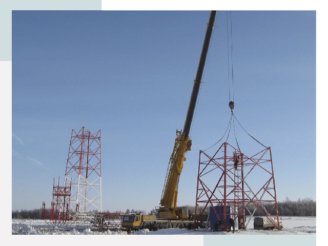 Монтаж вышек связи в Елизово