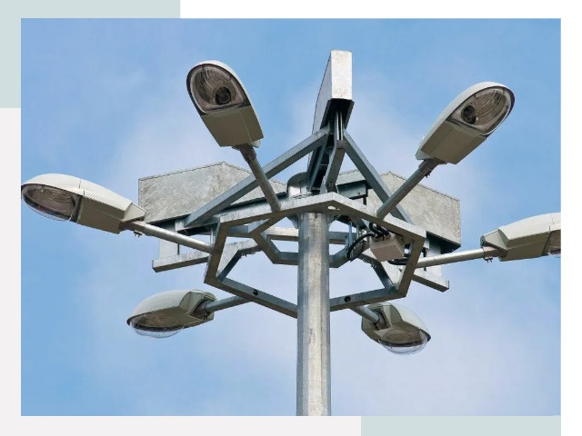 Монтаж осветительных мачт в Елизово