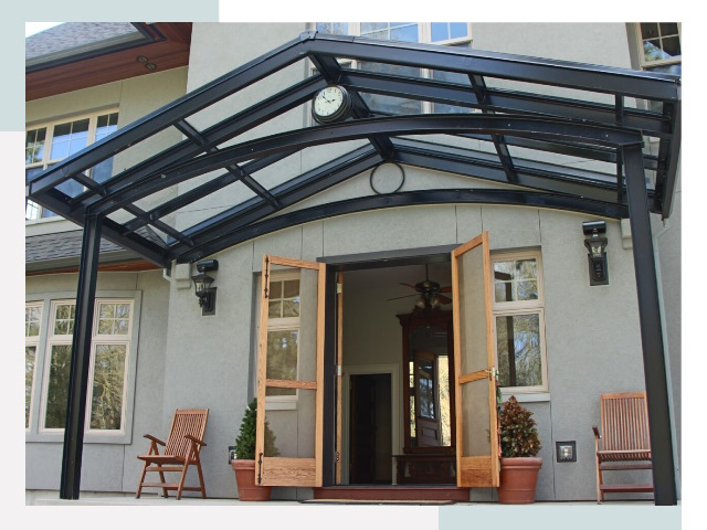 Козырьки металлические в Елизово