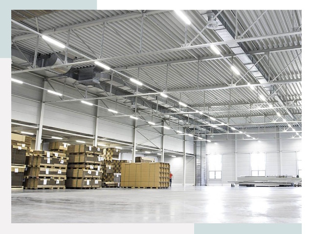 Освещение ангаров в Елизово