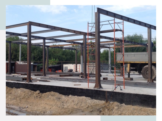 Фундамент для ангаров в Елизово