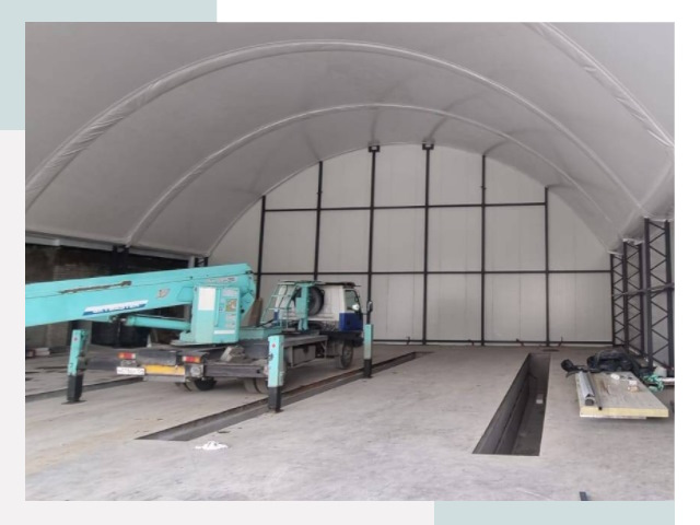 Внутреннее оснащение ангаров в Елизово