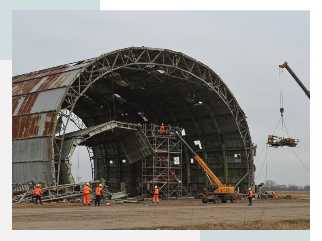 Демонтаж ангаров в Елизово